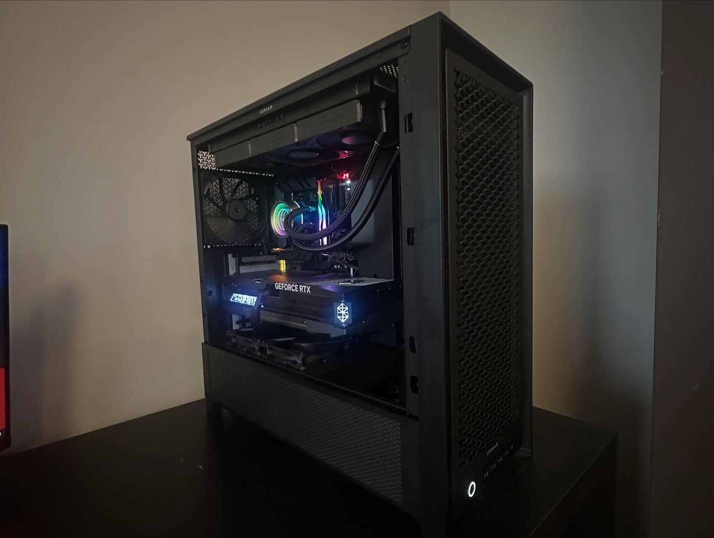 Für meinen Bruder gebauter Gaming-PC im Corsair-Gehäuse mit GeForce RTX